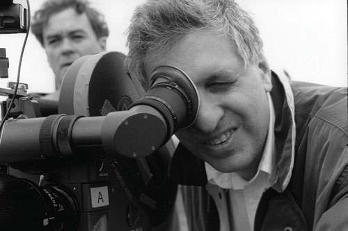 Errol Morris shoots his Oscar-winning film